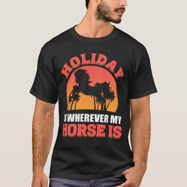 Horse Lover Riding Instructor Boy T Shirt (Framsida)