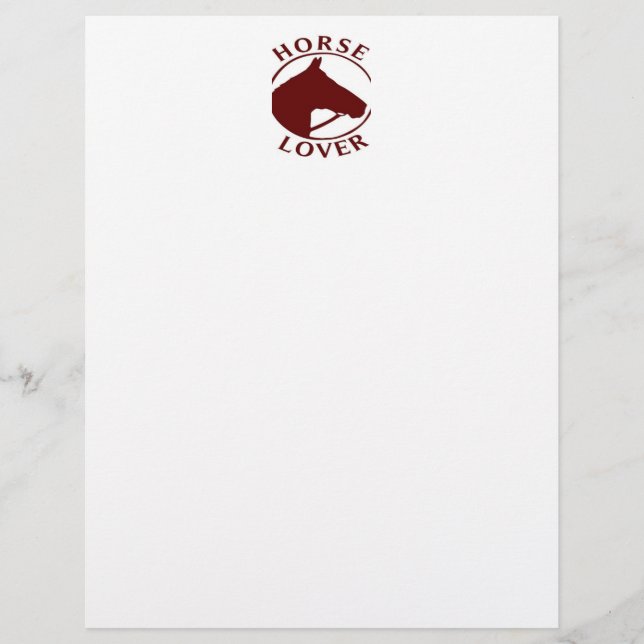 HORSE LOVER STATIONERY (Framsida)