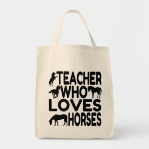 Horse Lover Teacher Tygkasse