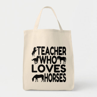 Horse Lover Teacher Tygkasse