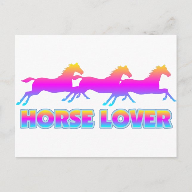 Horse Lover Vykort (Framsida)