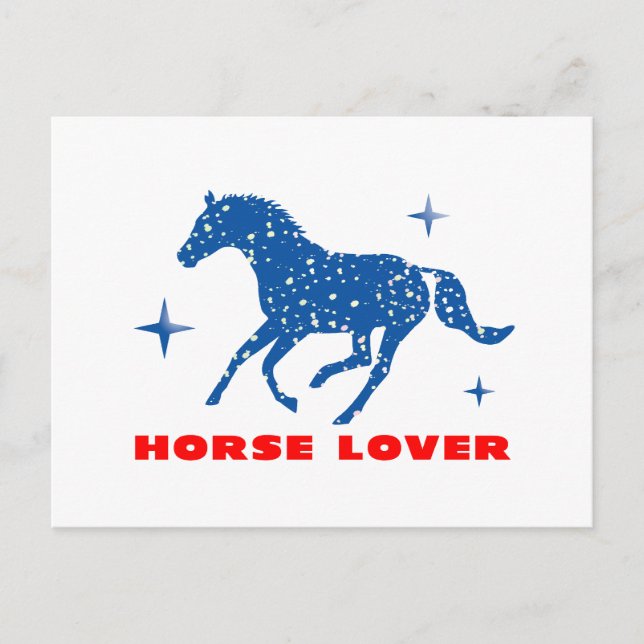 Horse Lover Vykort (Framsida)