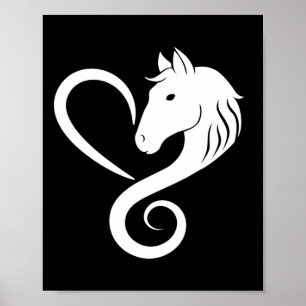 Horse Lover Western Cowgirl Ranch Poster