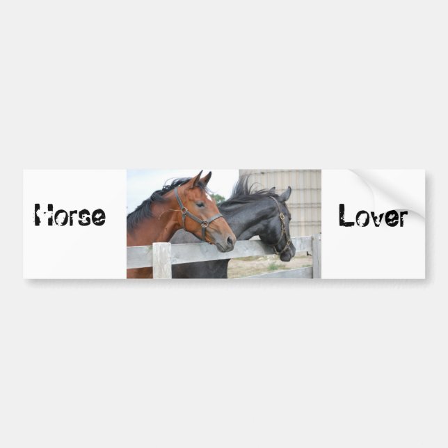 Horse Lovers Bildekal (Framsidan)