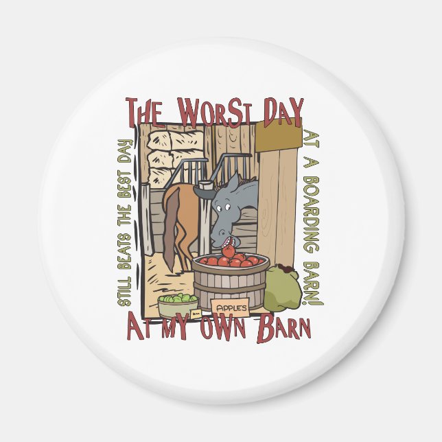 Horse Lovers Gifts Magnet (Framsidan)