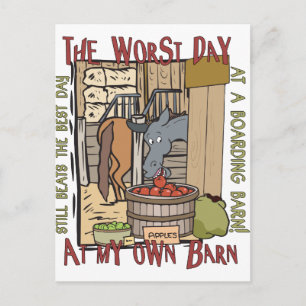 Horse Lovers Gifts Vykort