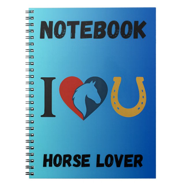 Horse Lovers Notebook - Equestrians, Animal lovers Anteckningsbok (Framsidan)