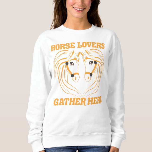 HORSE LOVERS SAMMAN HÄR. T SHIRT (Framsida)