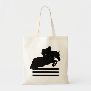 Horse Lovers Show Jumper Silhouette Tygkasse