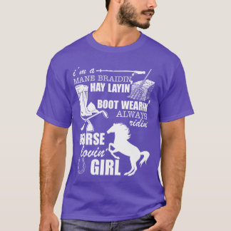 Horse Loving Girl Gift-pojke T Shirt