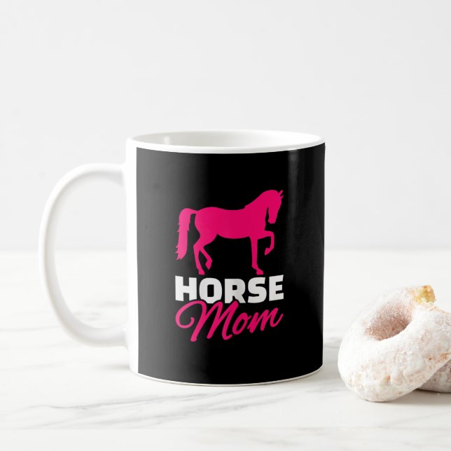 Horse mamma kaffemugg (Med munk)