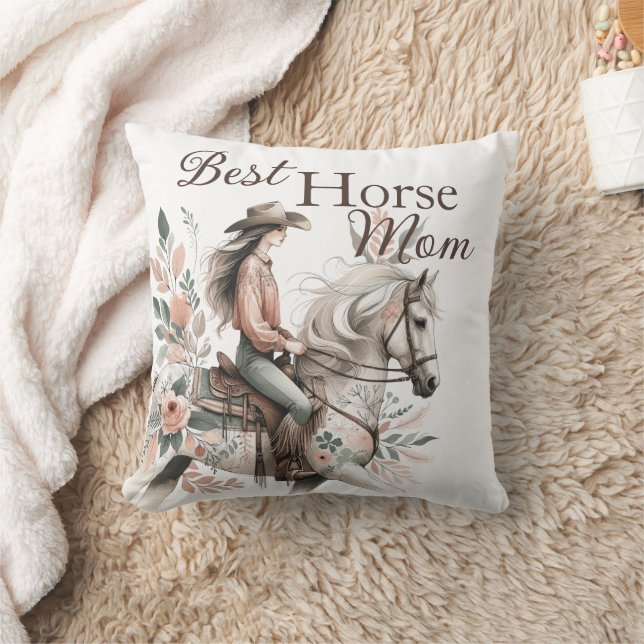 Horse Mamma Mors dag Kudde (Filt)