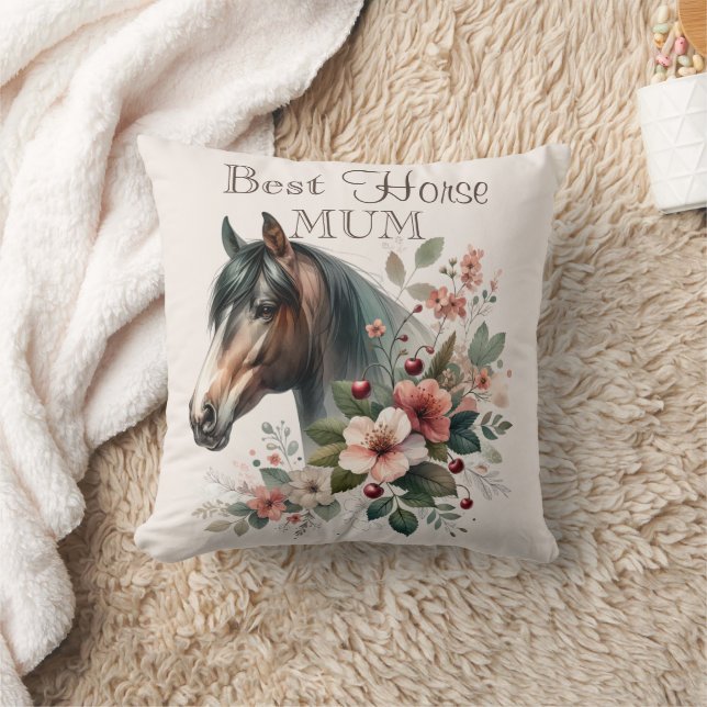 Horse Mamma (Morsa) Kudde (Filt)