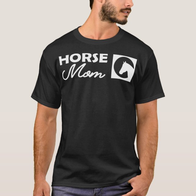 Horse mamma (vänner) t shirt (Framsida)