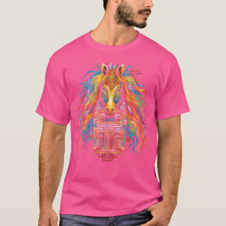 Horse Mandala Animal Colorful boy T Shirt