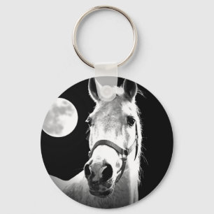 Horse & Måne Nyckelring