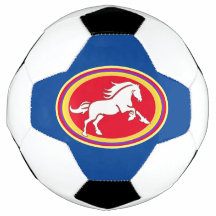 Horse Medallion Soccer Ball, Land Westerna Boll