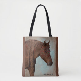 Horse Medicine Tote Bag Tygkasse