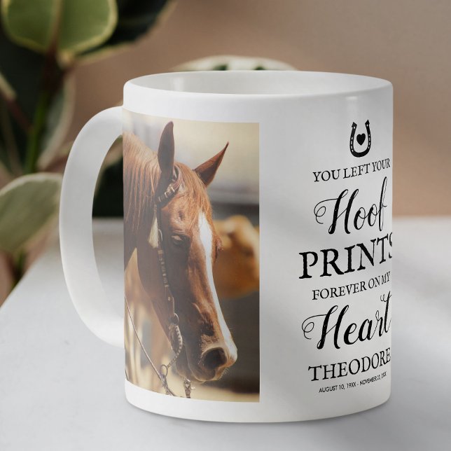Horse Memorial - Pet Sympathy Kaffemugg (Skapare uppladdad)