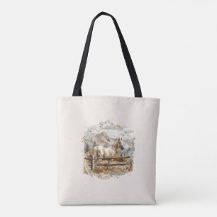 Horse Mountain Ranch Shoulder Tote Bag Tygkasse