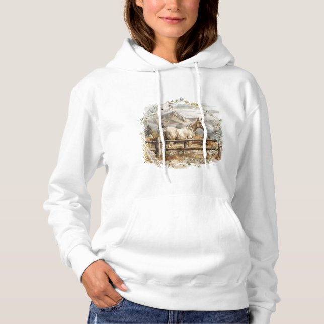 Horse Mountain Ranch Sweatshirt T-Shirt (Framsida)
