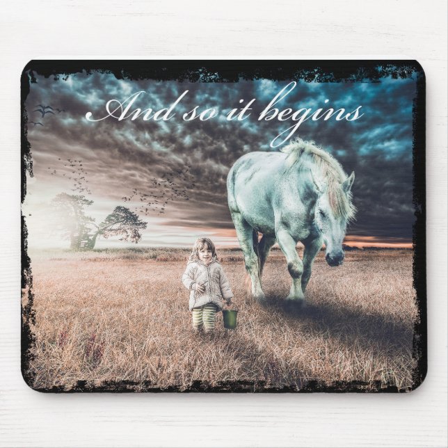 Horse Mouse Pad Musmatta (Framsidan)