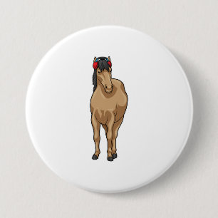 Horse Music Headphone Knapp