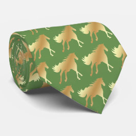 Horse Mustang Team Mascot Football Necktie Slips