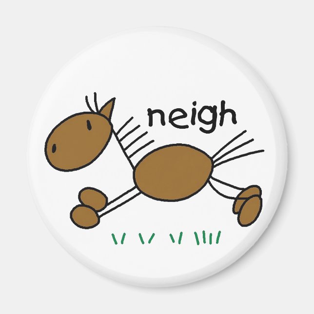 Horse Neigh Magnet (Framsidan)