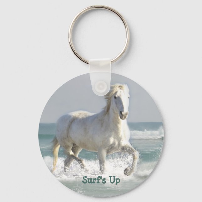 Horse Ocean Beauty Keychain Nyckelring (Framsida)