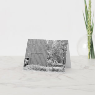 Horse och Barn Notecard Kort