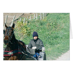 Horse och Buggy Hälsningskort