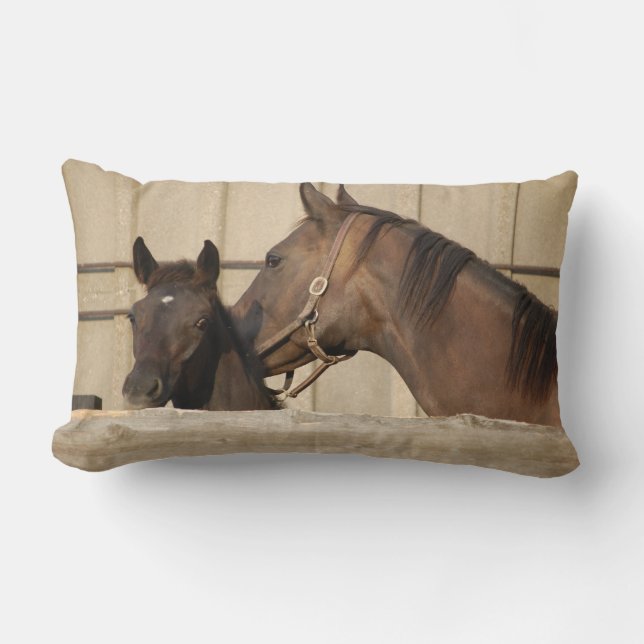 Horse och Pony Lumbarkudde (Framsida)