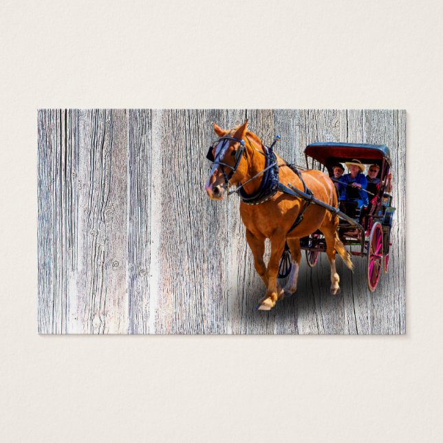 HORSE OCH TRANSPORT VISITKORT (Framsida)