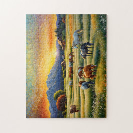 Horse on Farm Wildflower Meadow Pussel