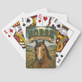 Horse Open Grasslands POPCUT Casinokort