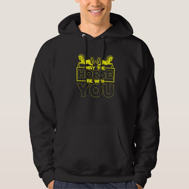 Horse Ord Rider Hoodie (Framsida)