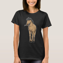 Horse Painter Paint-pensel T Shirt