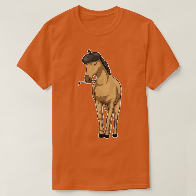 Horse Painter Paint-pensel T Shirt (Design framsida)