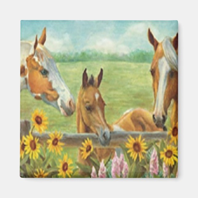 Horse Painting Magnet (Framsidan)
