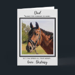 Horse Pappa - Horse Photo Funny Fars dag - Humor Kort<br><div class="desc">Lusnyj Fars dag för Horse Pappa! Lägg till din hästs foto och anpassa dig från Hästen. Tack för att du har arbetat så hårt,  så jag kan spendera alla dina pengar. ! Horse Pappa - Horse Photo Funny Fars dag - Humor</div>