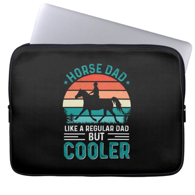 Horse Pappa Laptop Fodral (Framsidan)