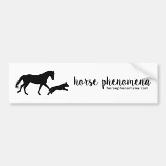 Horse Phenomena Bumper Sticker Bildekal