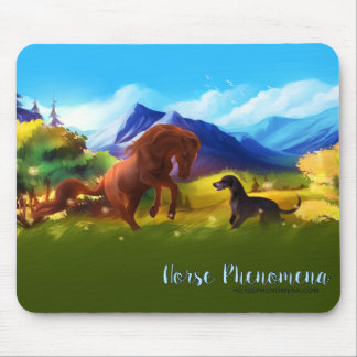 Horse Phenomena Mouse Pad Musmatta