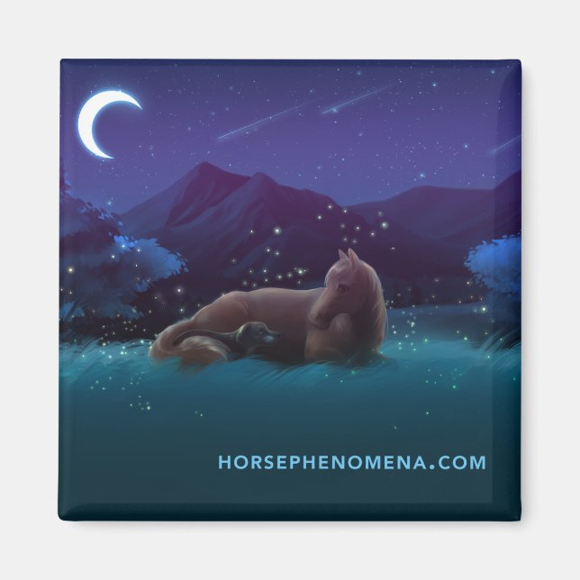 Horse Phenomena Night Magnet (Framsidan)