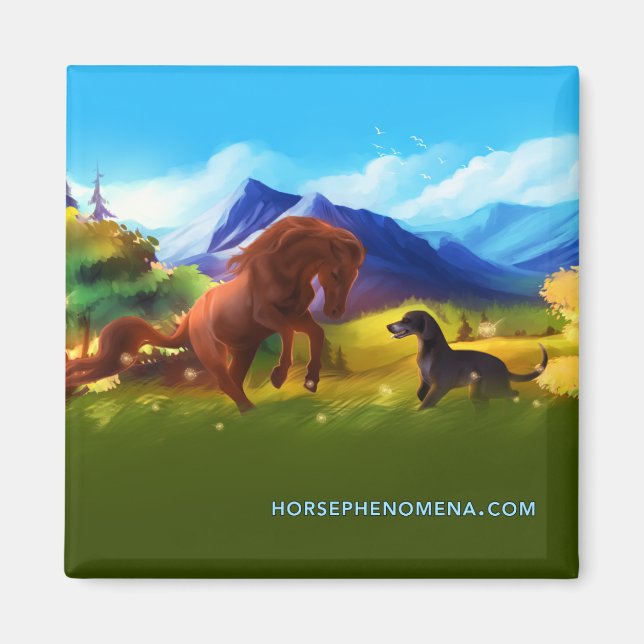 Horse Phenomena Summer Magnet (Framsidan)