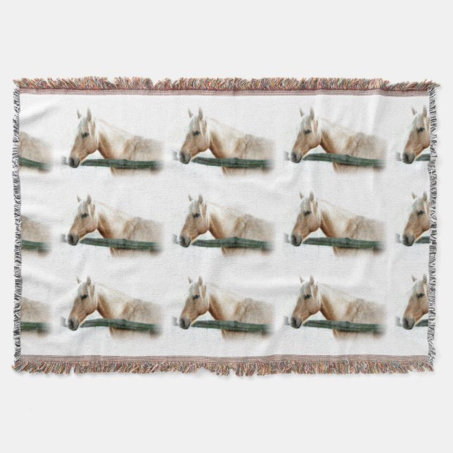 Horse Photo Throw Blanket Mysfilt (Framsidan)