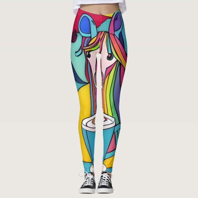 Horse Phylum Leggings (Framsida)