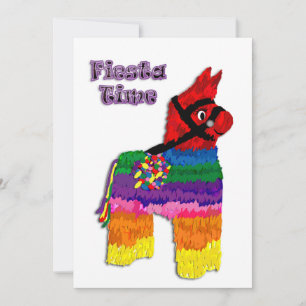 Horse Pinata Fiesta Time Inbjudningar