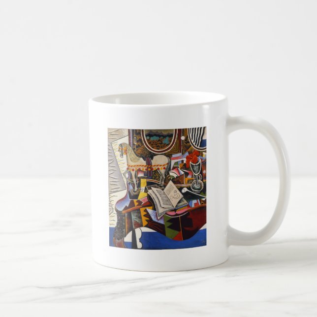 Horse Pipe Red Flower av Joan Miro Kaffemugg (Höger)